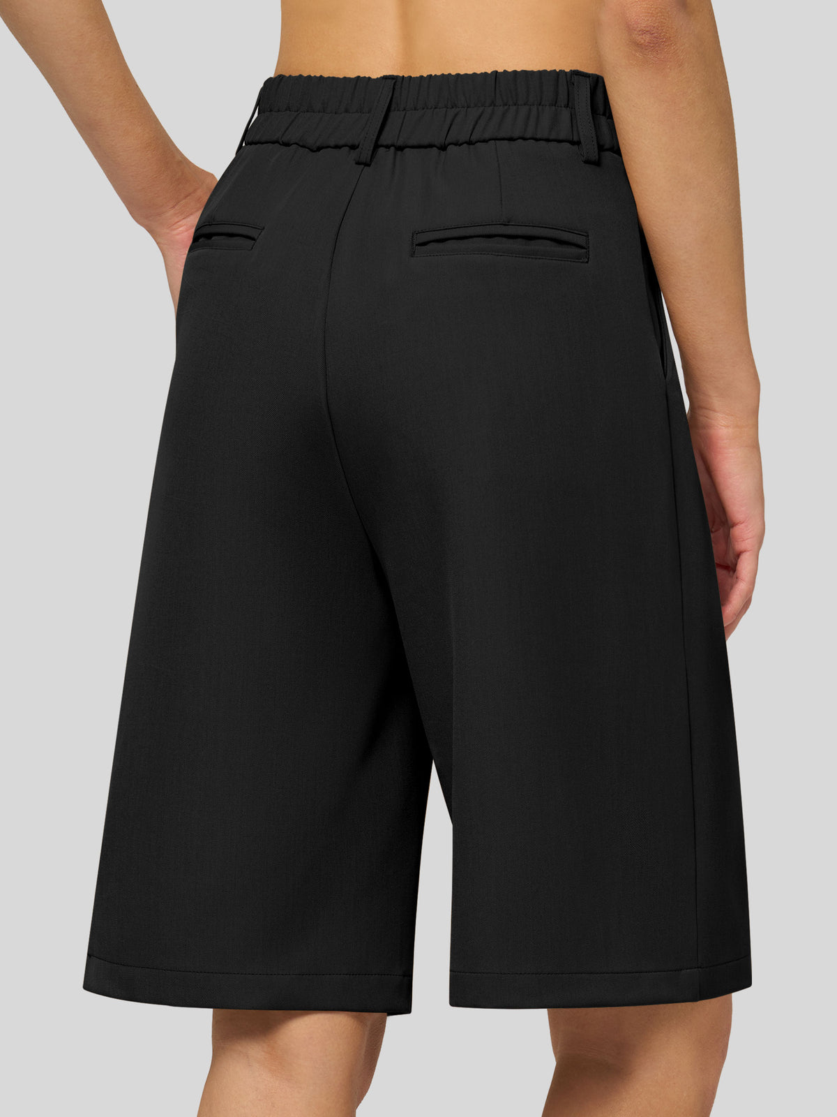 Willit Women's Pleated Work Shorts 10 Inch -