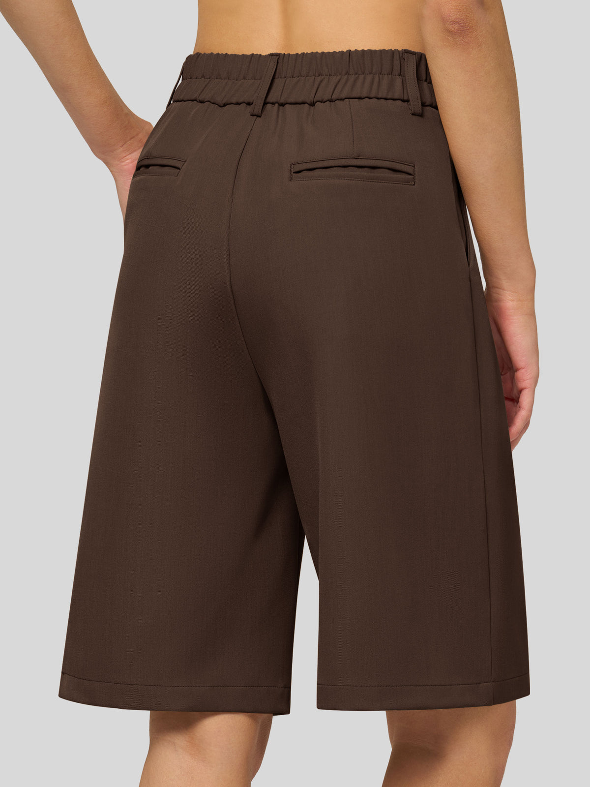 Willit Women's Pleated Work Shorts 10 Inch 