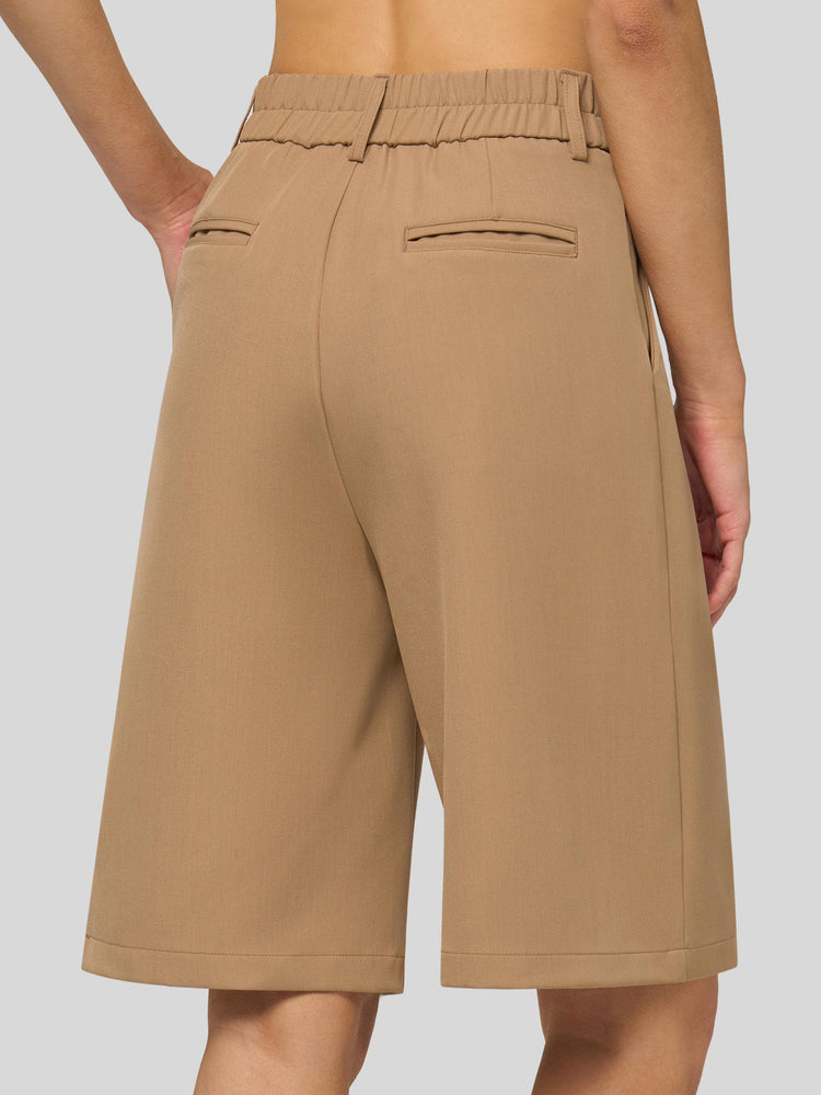 Willit Women's Pleated Work Shorts 10 Inch 