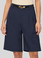 Willit Women's Pleated Work Shorts 10 Inch 