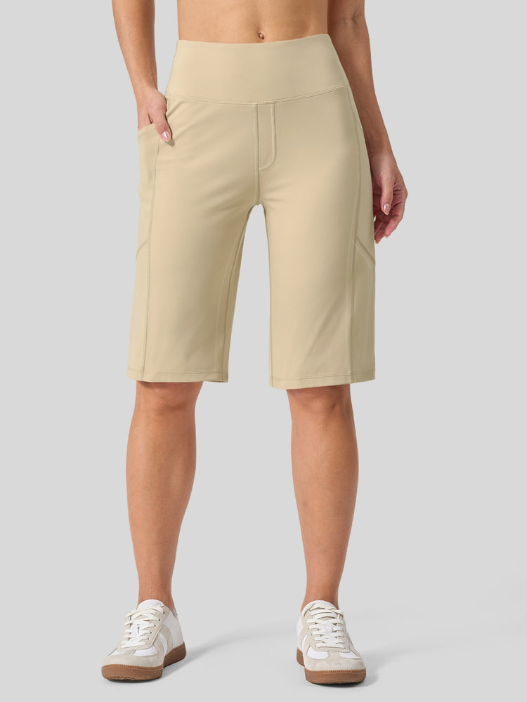 Women's Pull On Bermuda Shorts 12 Inch