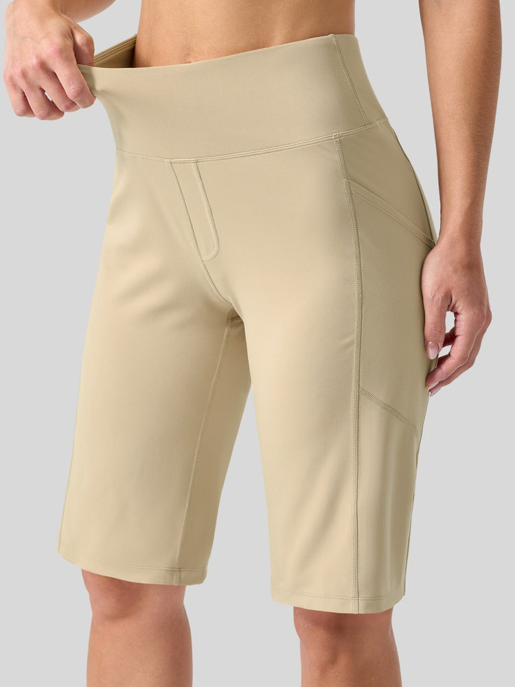 Women's Pull On Bermuda Shorts 12 Inch