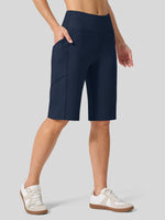 Women's Pull On Bermuda Shorts 12 Inch
