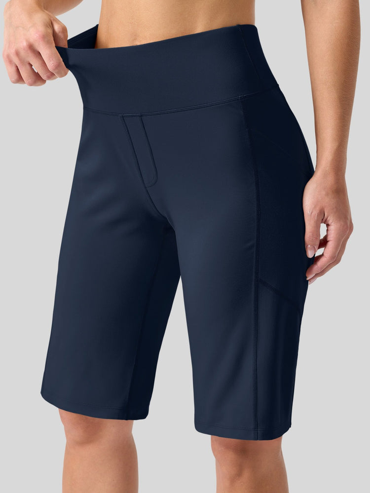 Women's Pull On Bermuda Shorts 12 Inch