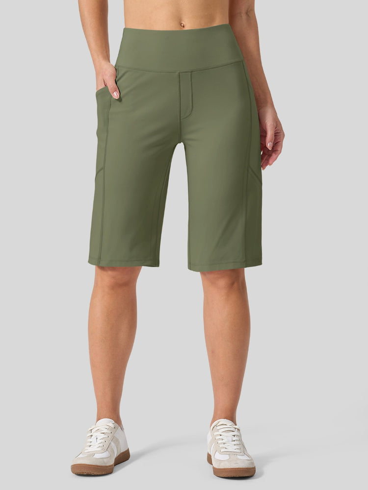 Women's Pull On Bermuda Shorts 12 Inch