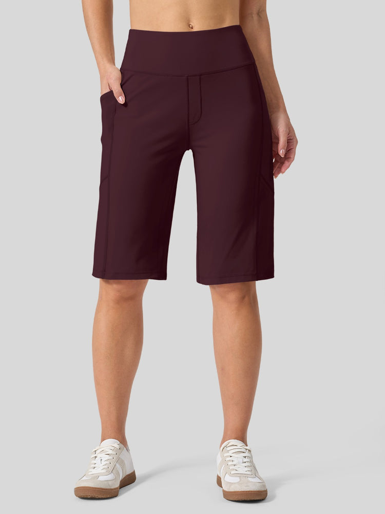 Women's Pull On Bermuda Shorts 12 Inch