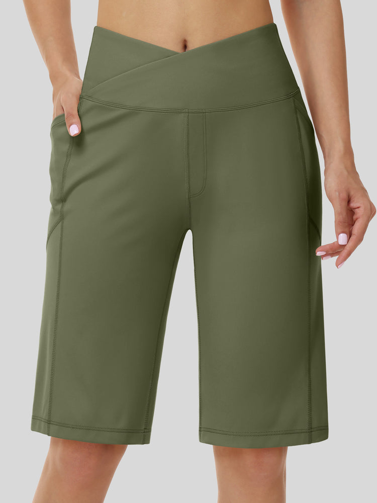 Women's V-Waist Bermuda Short 12" 