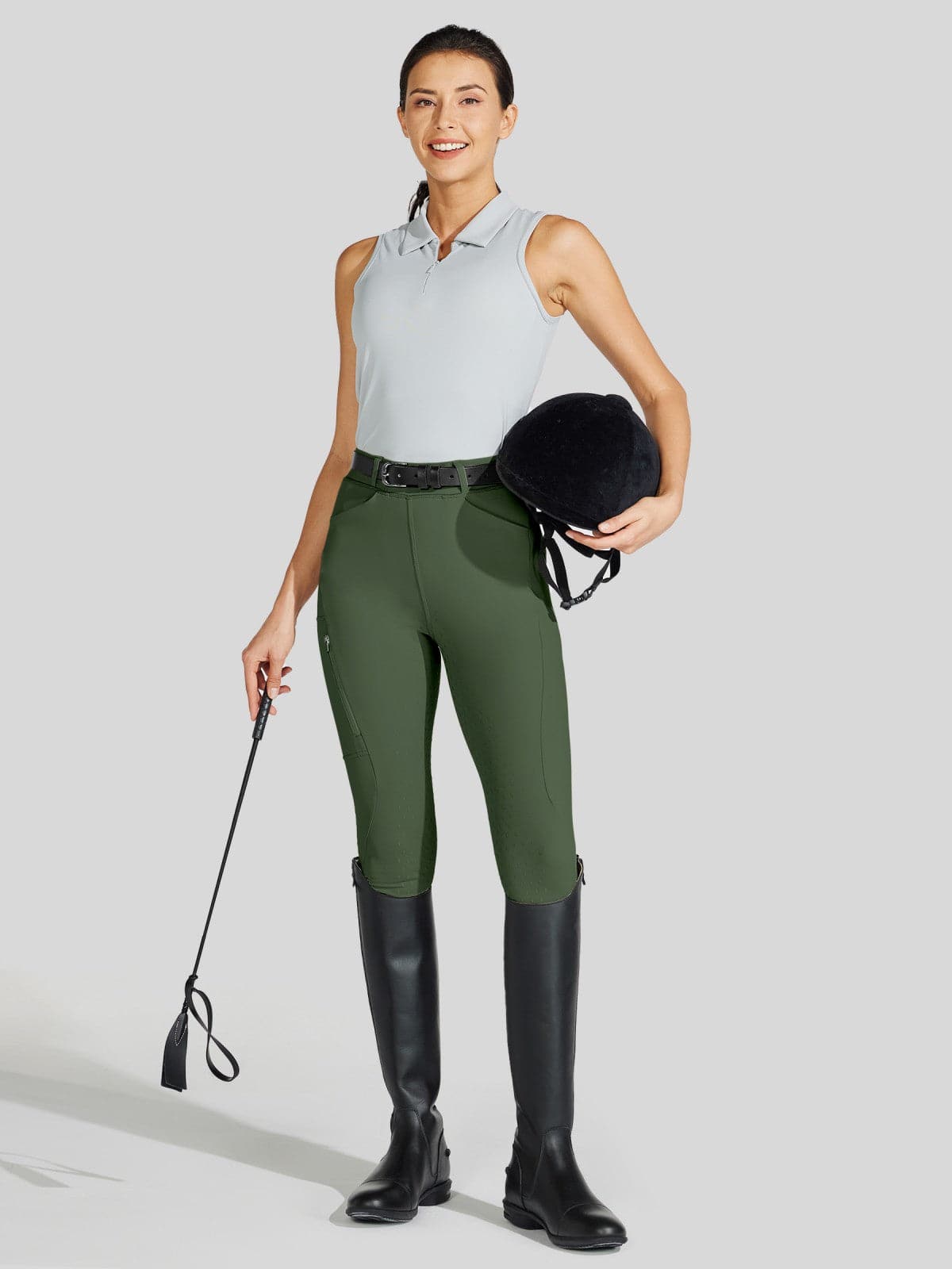 Women's Riding Pants Full Seat Silicone_