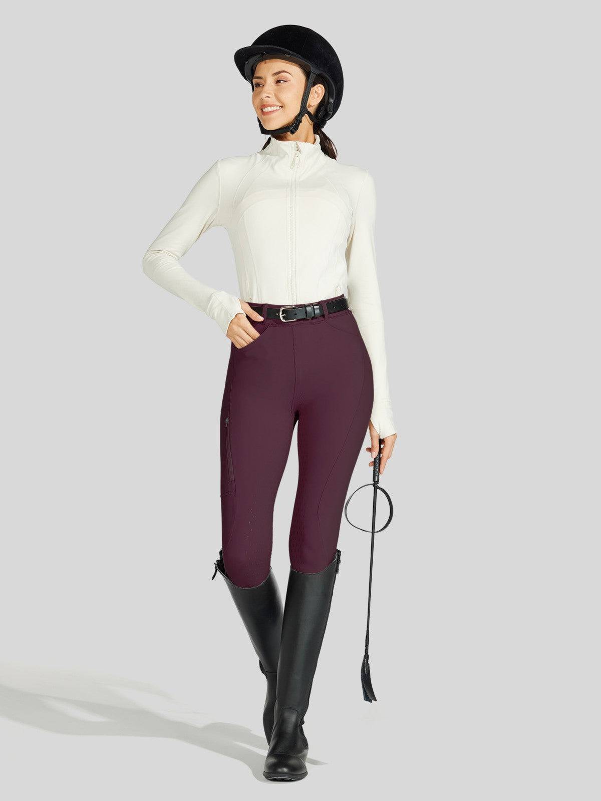 Women's Riding Pants Full Seat Silicone_