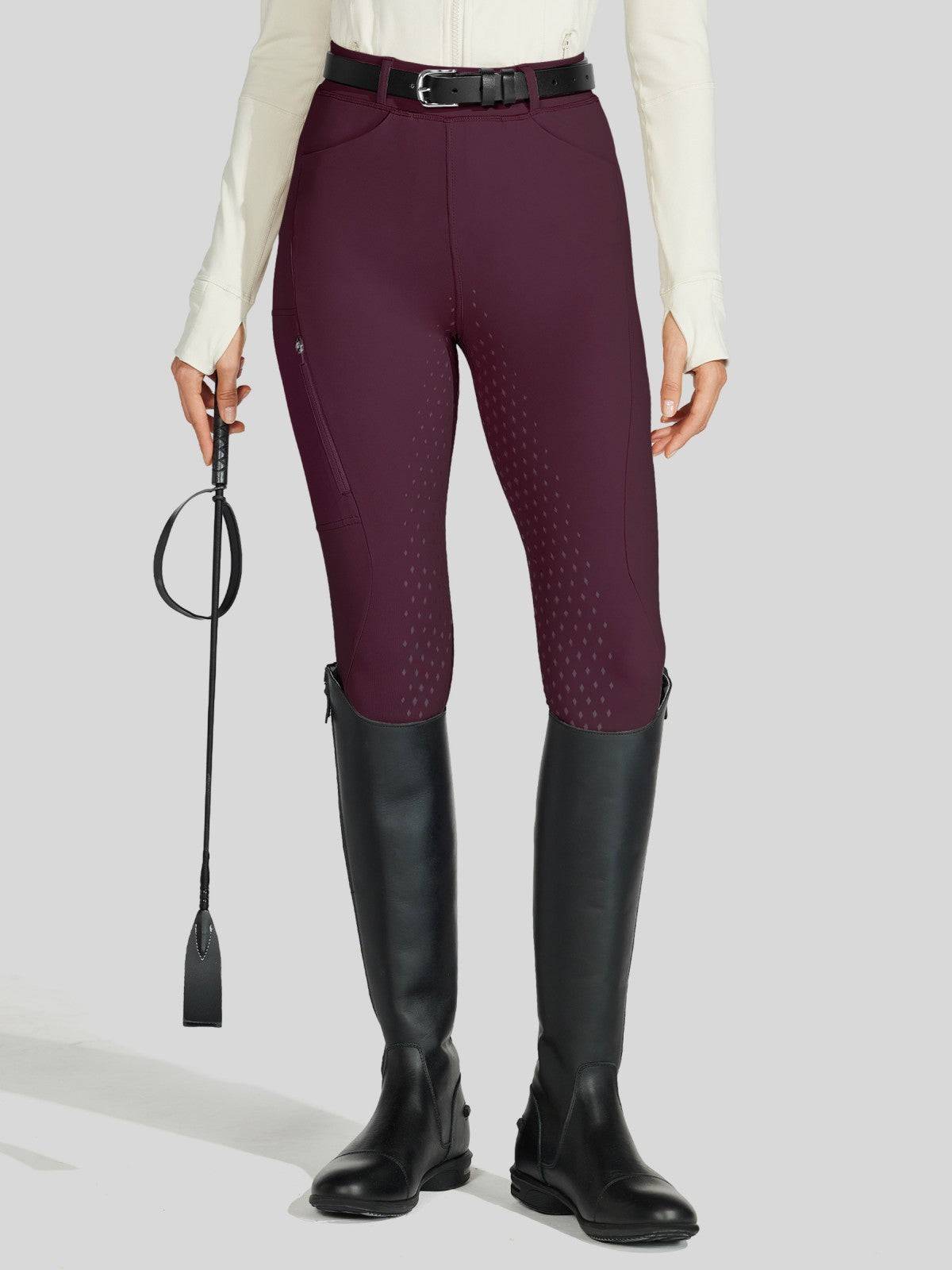 Women's Riding Pants Full Seat Silicone_