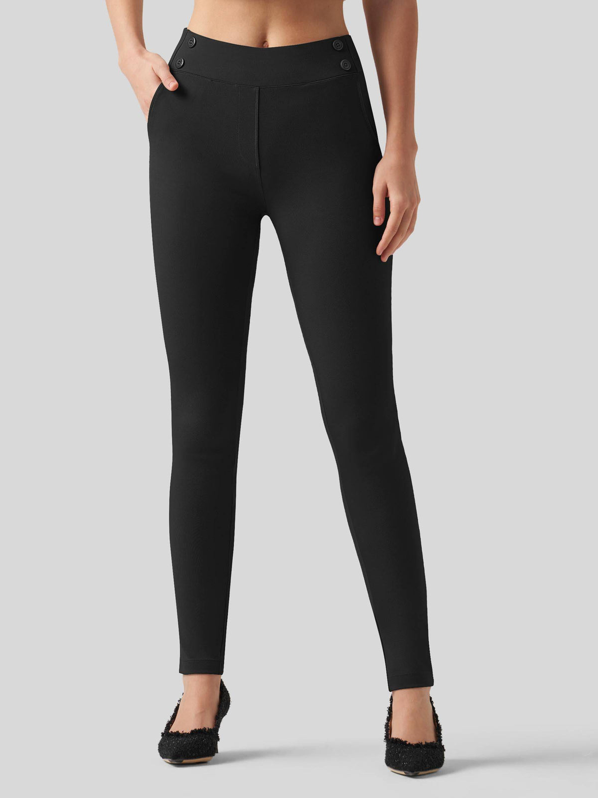 Willit Women's Skinny Work Slacks 28 Inch 