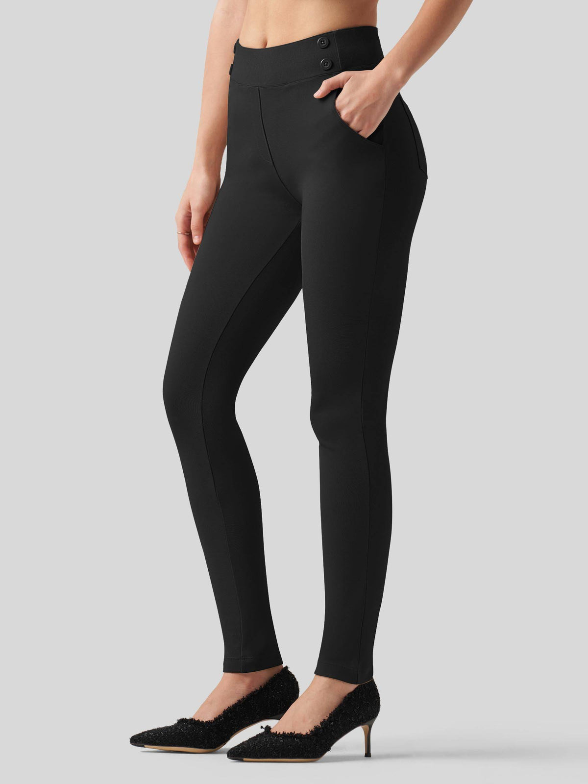 Willit Women's Skinny Work Slacks 28 Inch 