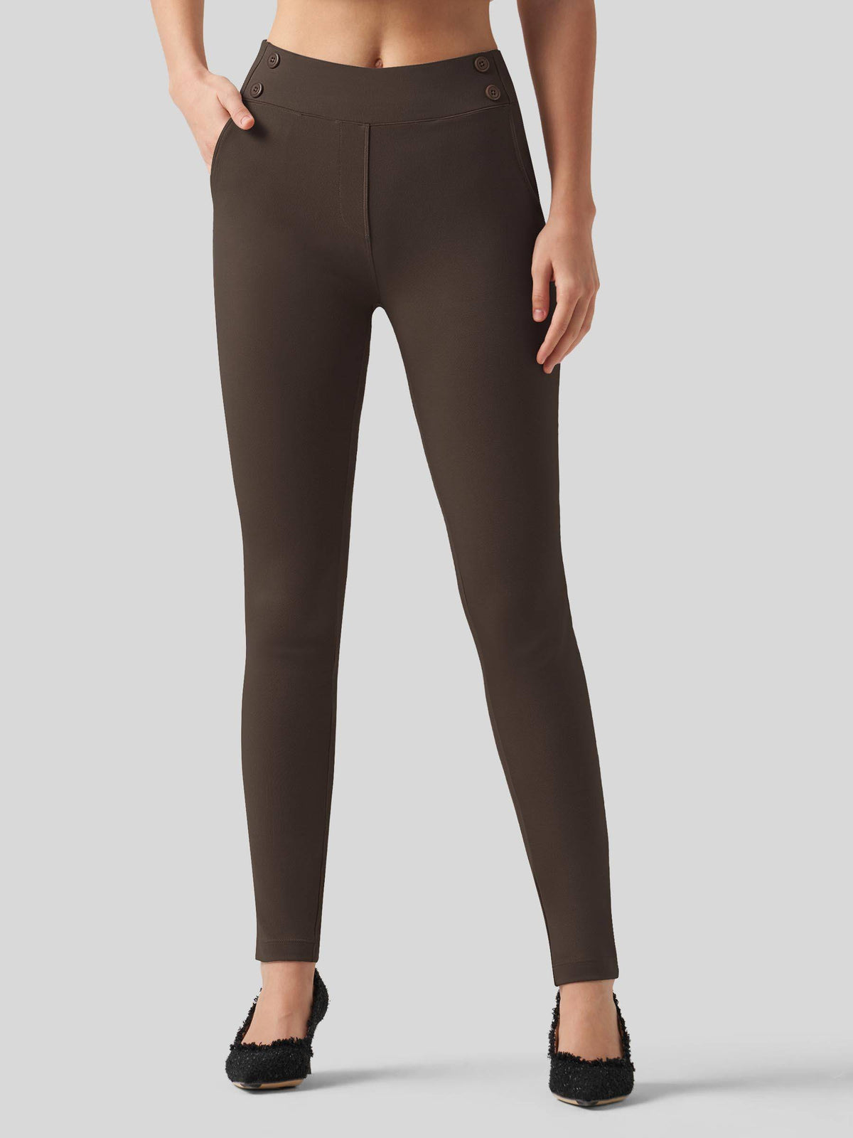 Willit Women's Skinny Work Slacks 28 Inch 