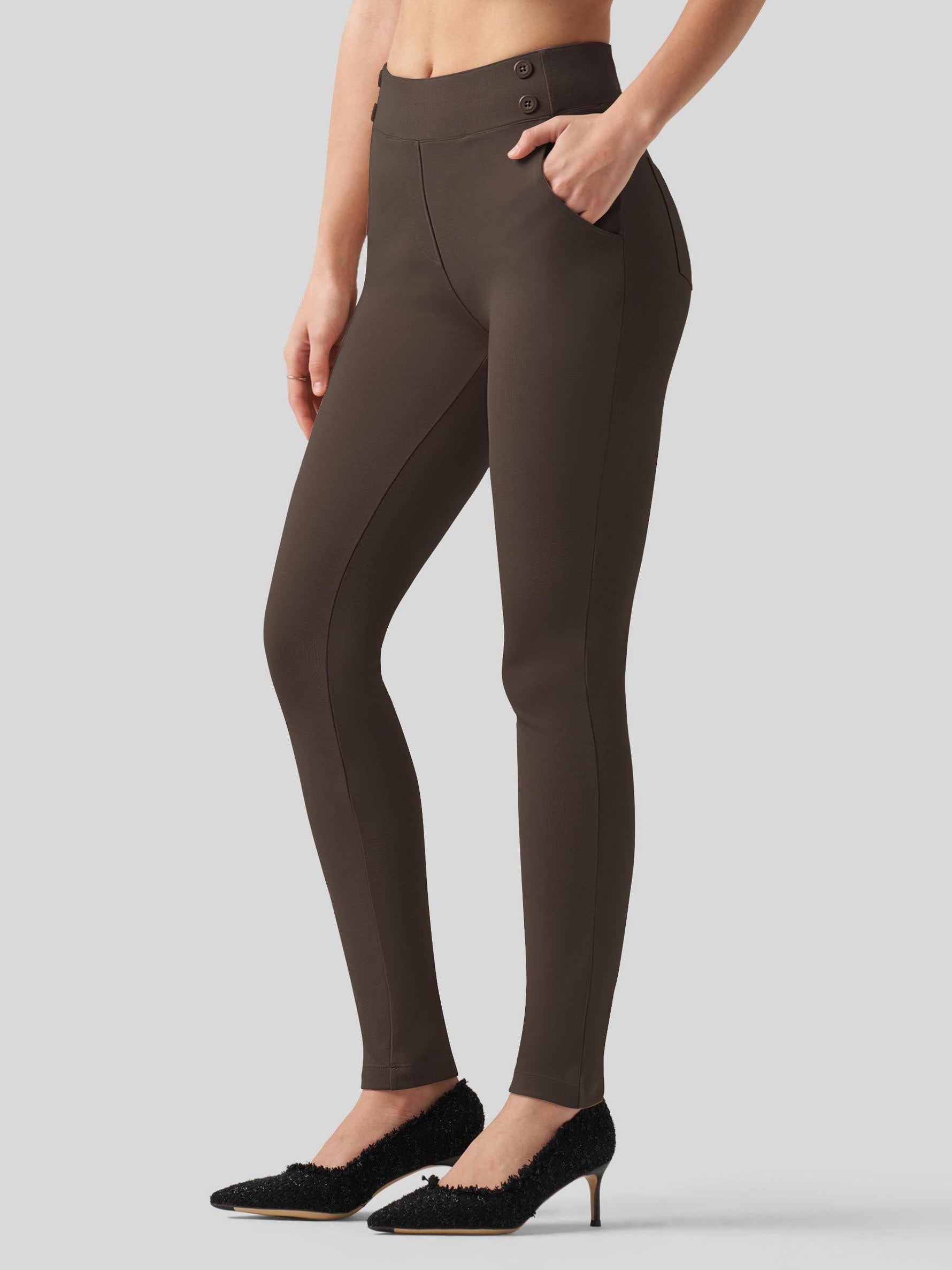 Willit Women's Skinny Work Slacks 28 Inch 