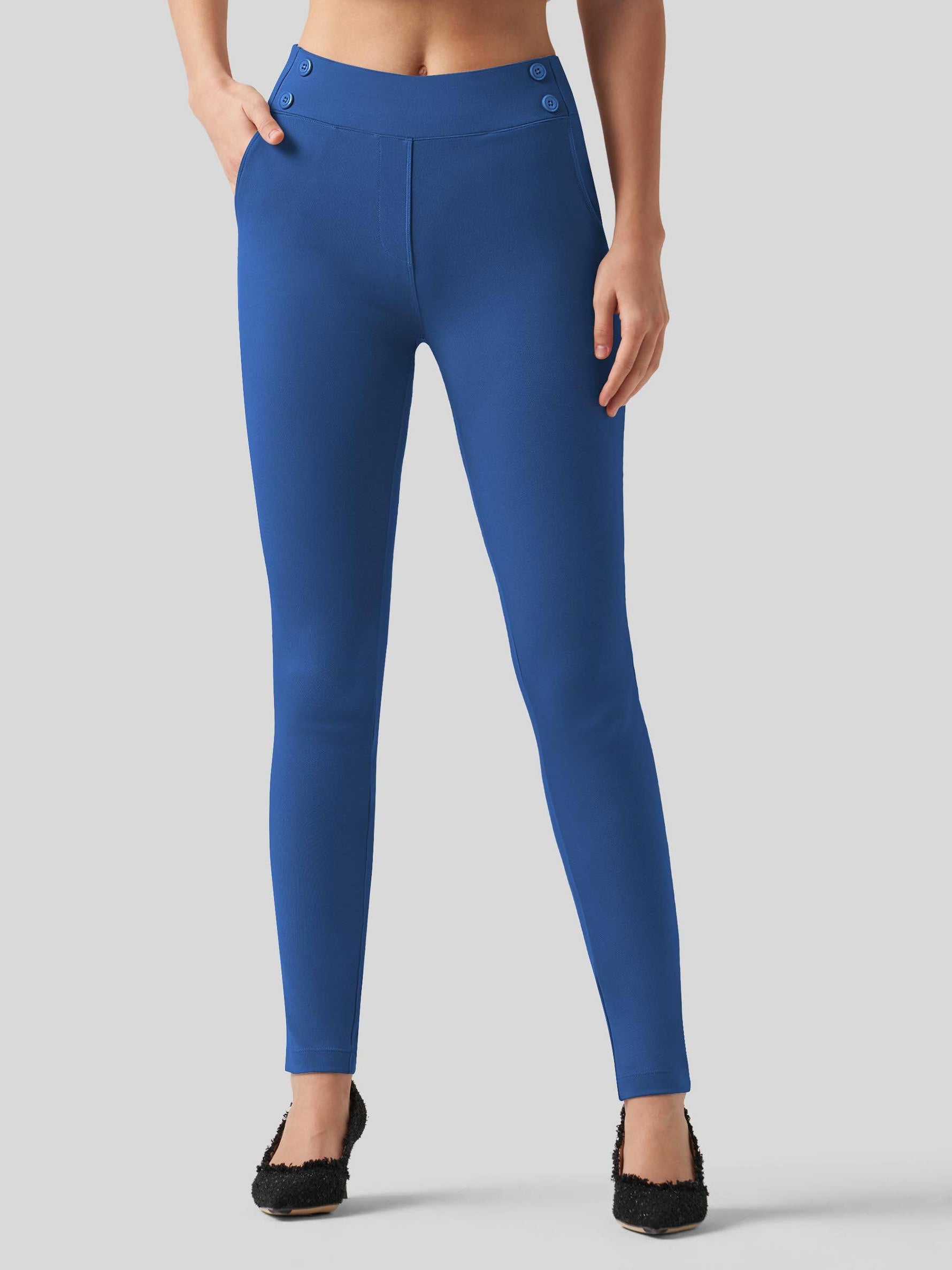 Willit Women's Skinny Work Slacks 28 Inch 
