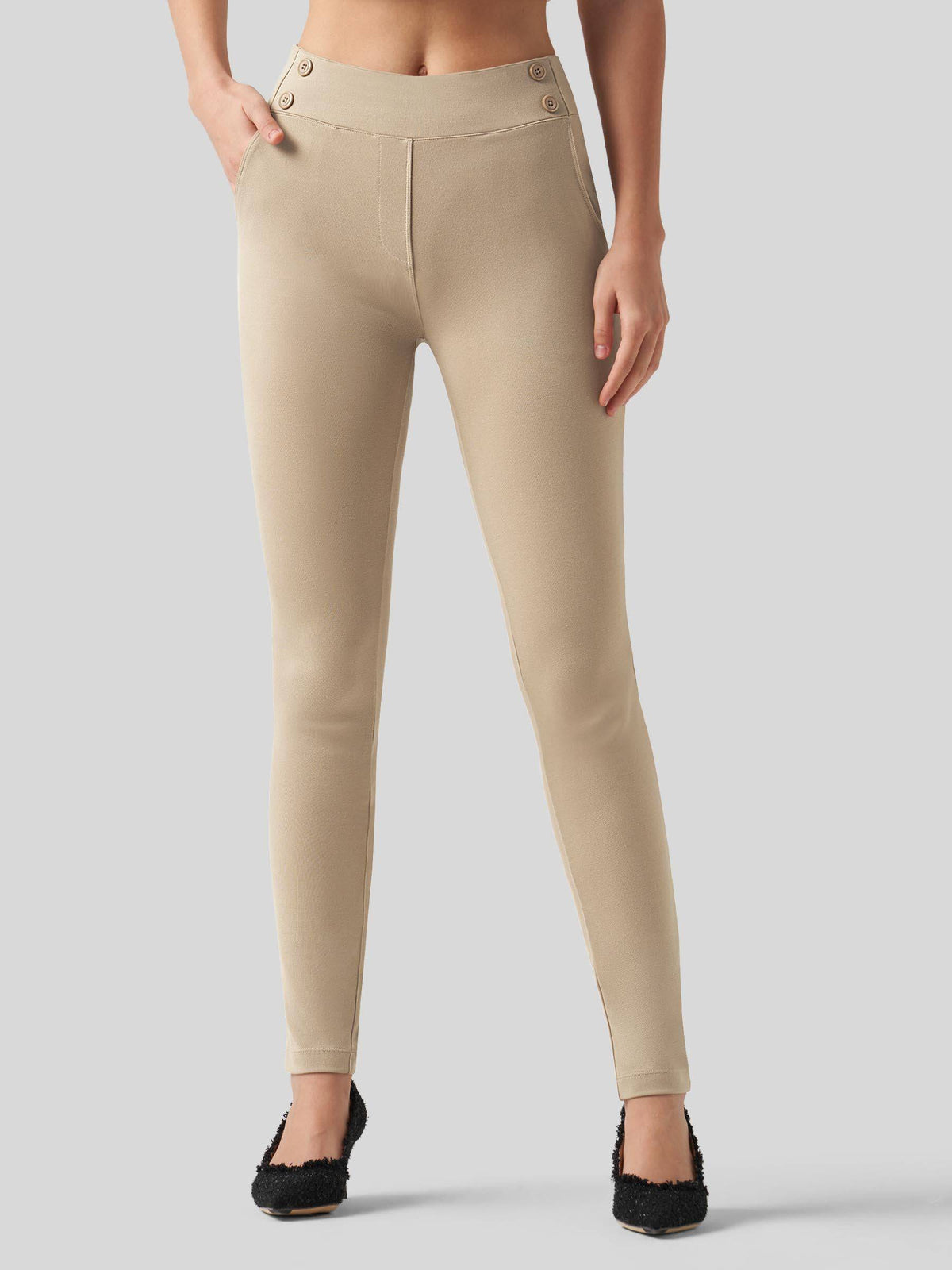 Willit Women's Skinny Work Slacks 28 Inch 