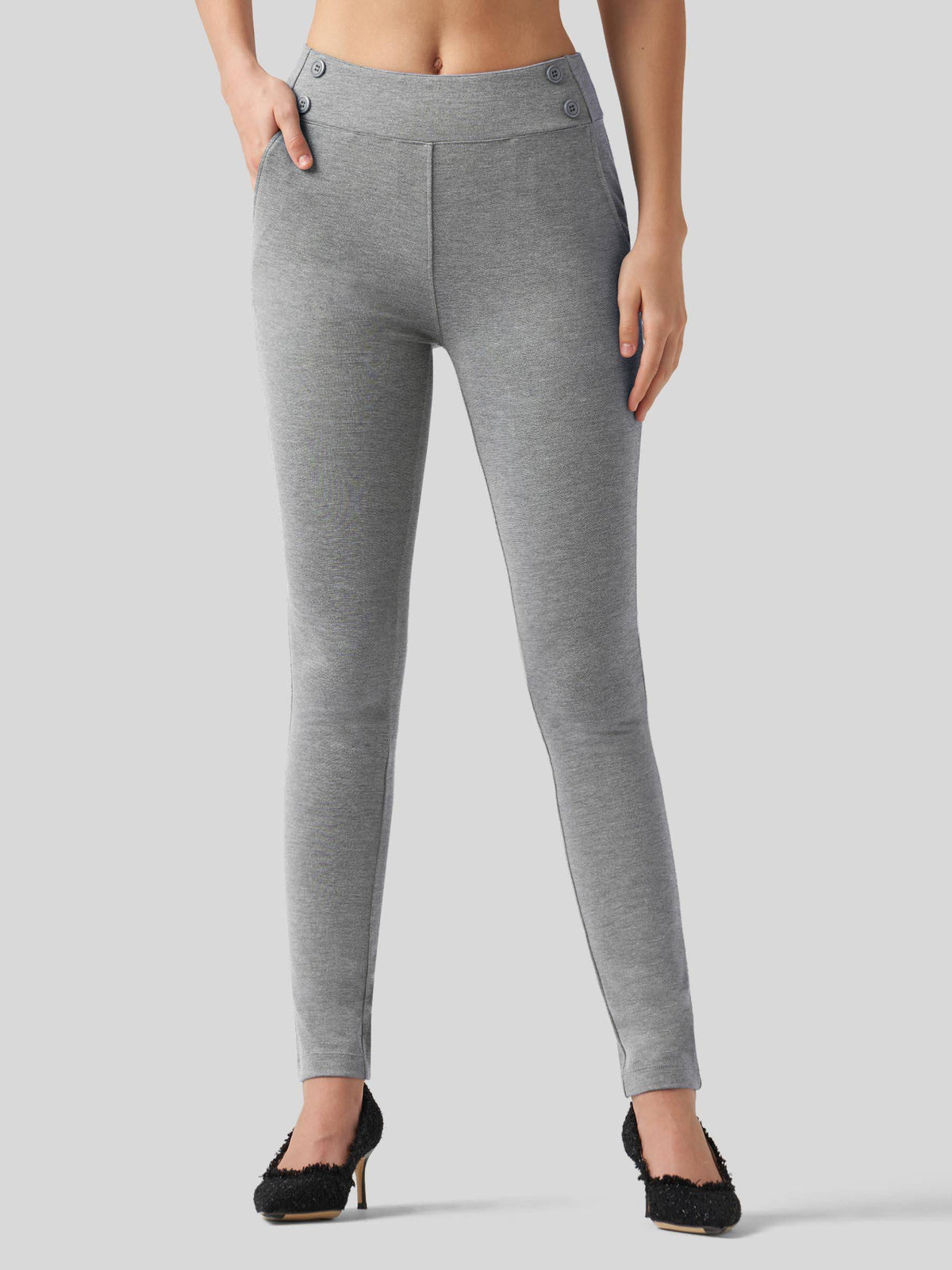 Willit Women's Skinny Work Slacks 28 Inch 