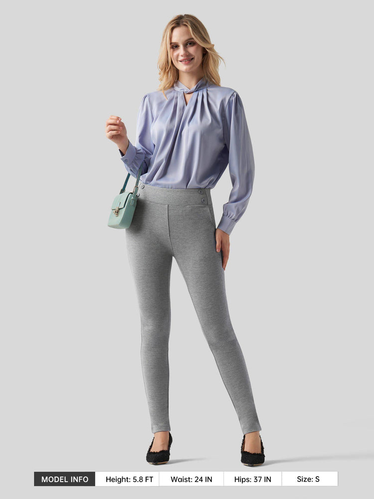 Willit Women's Skinny Work Slacks 28 Inch 
