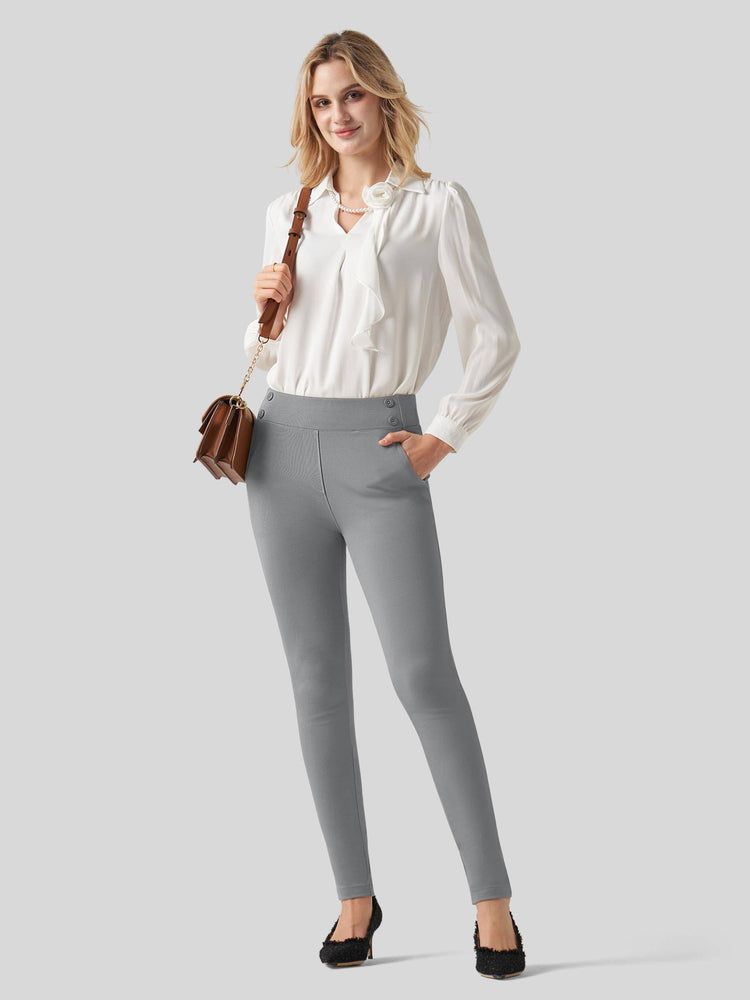 Willit Women's Skinny Work Slacks 28 Inch 