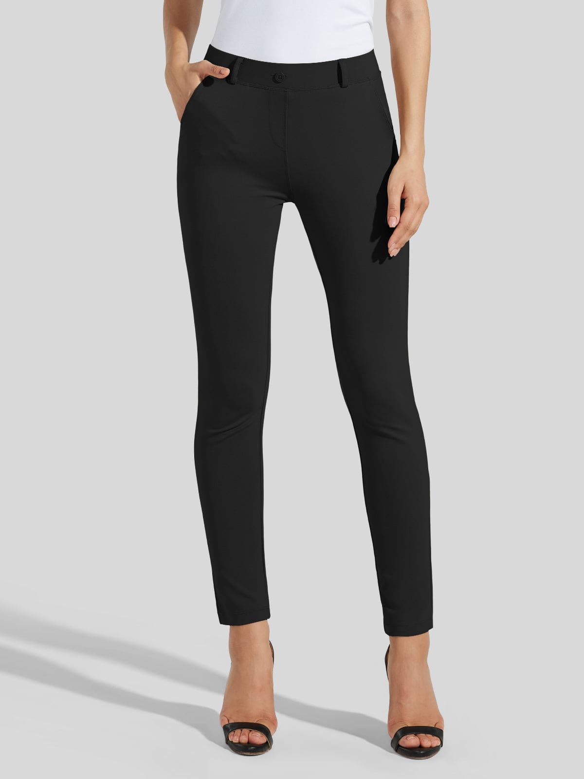 Women's  Skinny Yoga Dress Pants_
