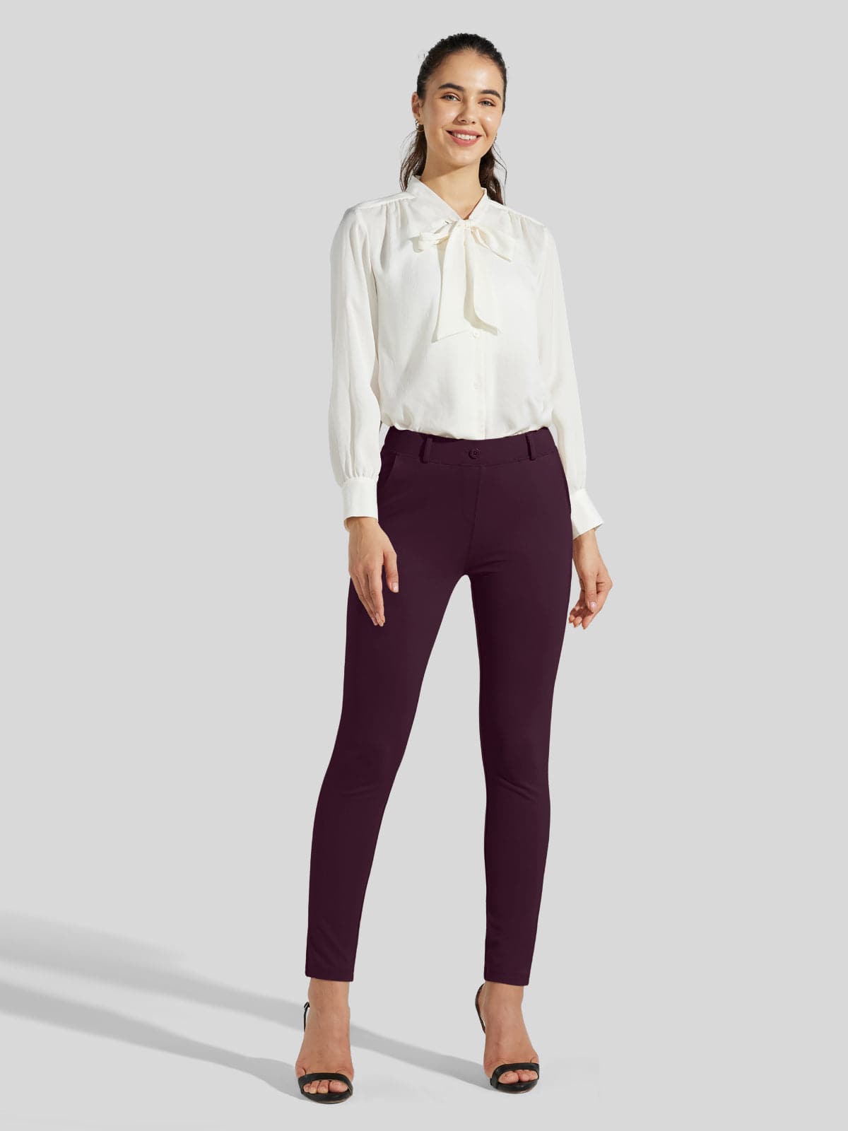 Women Skinny Dress Pant Yoga Pant 