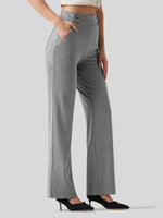 Willit Women's Smooth Wide Leg Dress Pants 33 Inch 