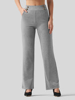 Willit Women's Smooth Wide Leg Dress Pants 33 Inch 