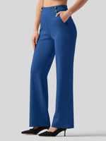 Willit Women's Smooth Wide Leg Dress Pants 33 Inch 