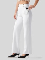 Willit Women's Smooth Wide Leg Dress Pants 33 Inch 