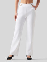 Willit Women's Smooth Wide Leg Dress Pants 33 Inch 