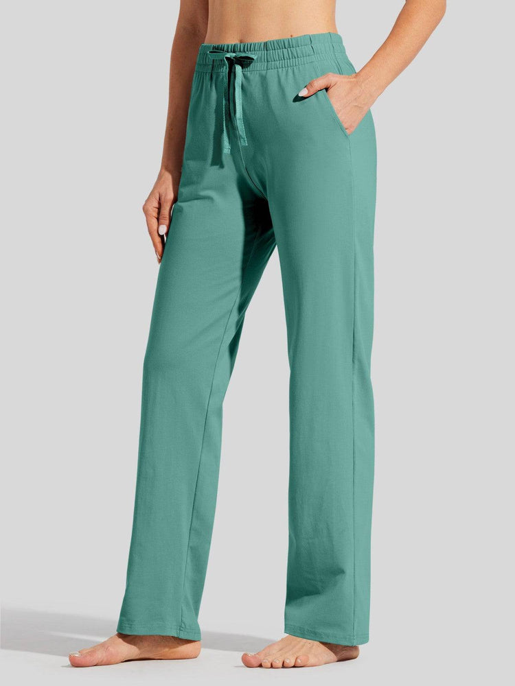 Willit Women's Straight Leg Cotton Sweatpants_