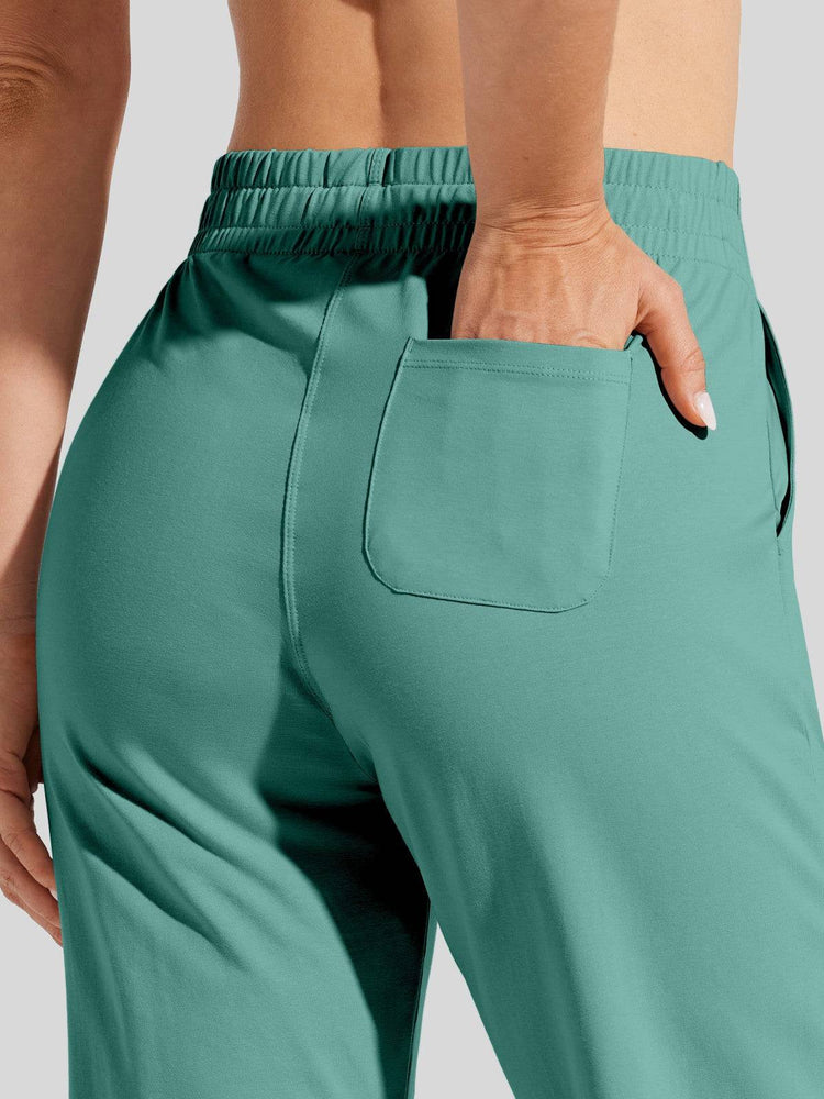 Willit Women's Straight Leg Cotton Sweatpants_
