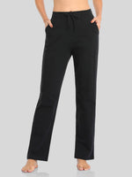 Willit Women's Straight Leg Cotton Sweatpants_
