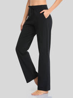 Willit Women's Straight Leg Cotton Sweatpants_