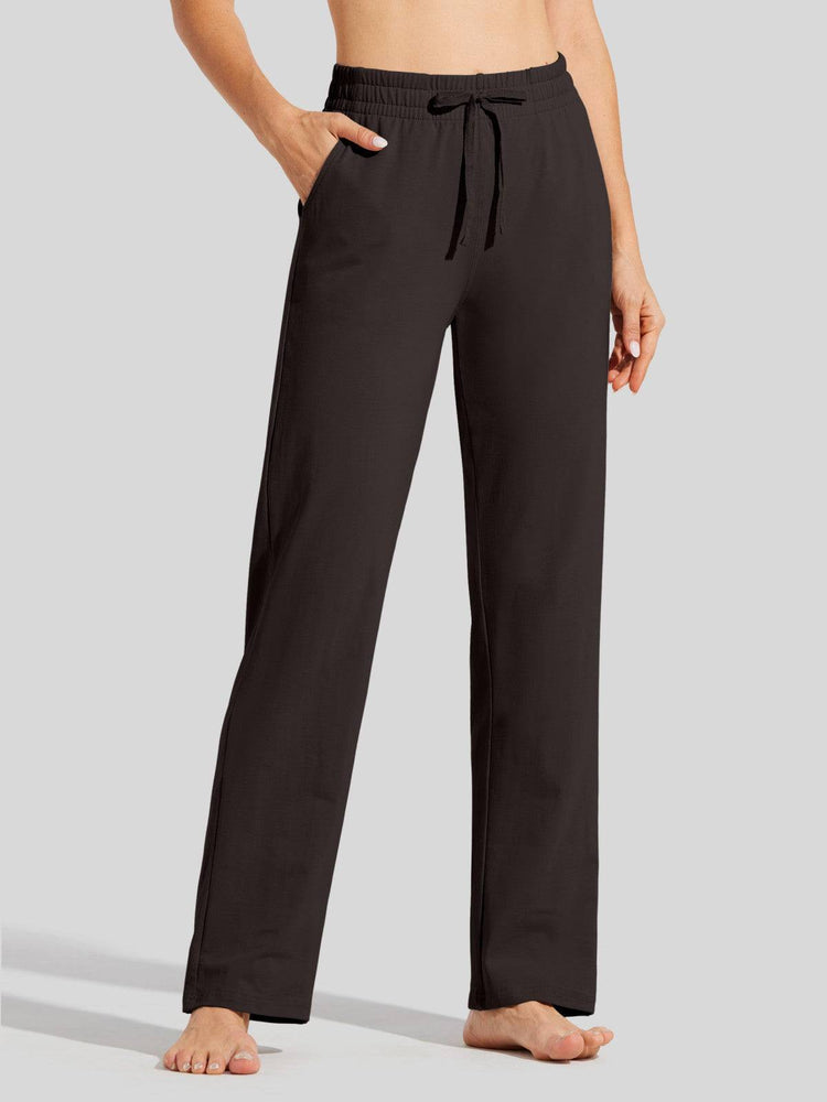 Willit Women's Straight Leg Cotton Sweatpants_