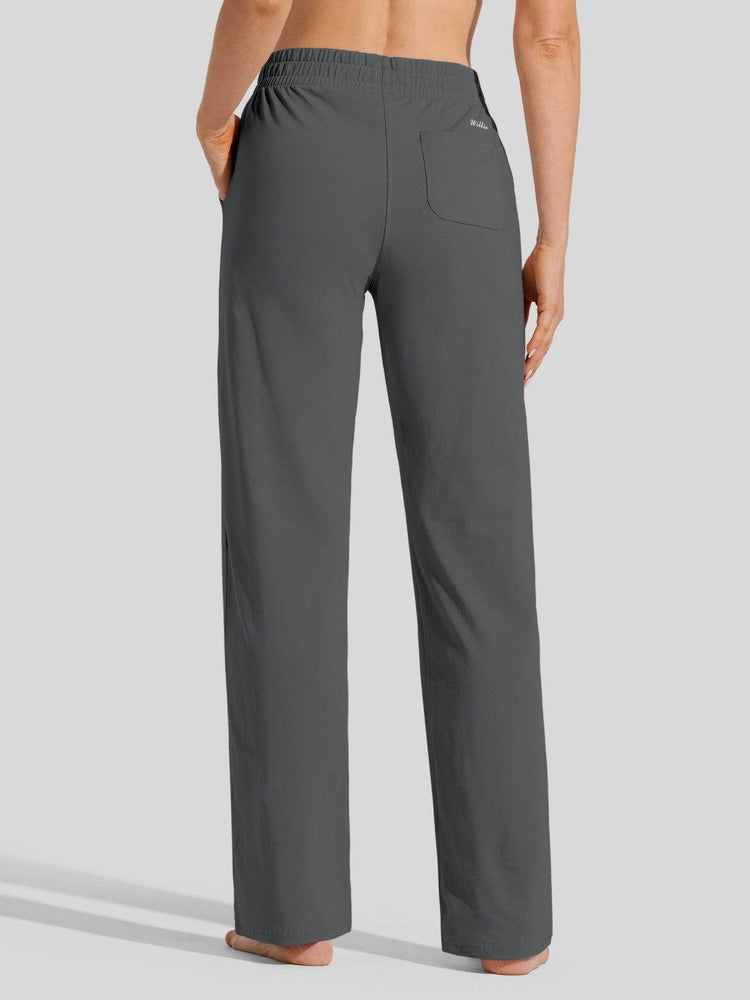 Willit Women's Straight Leg Cotton Sweatpants_