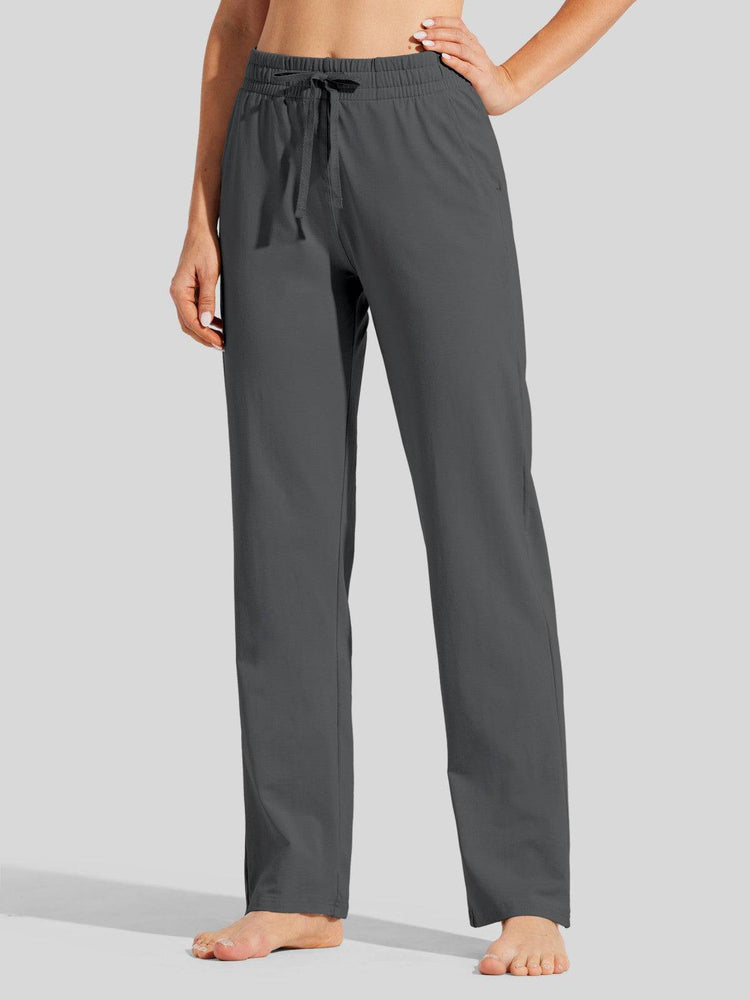 Willit Women's Straight Leg Cotton Sweatpants_