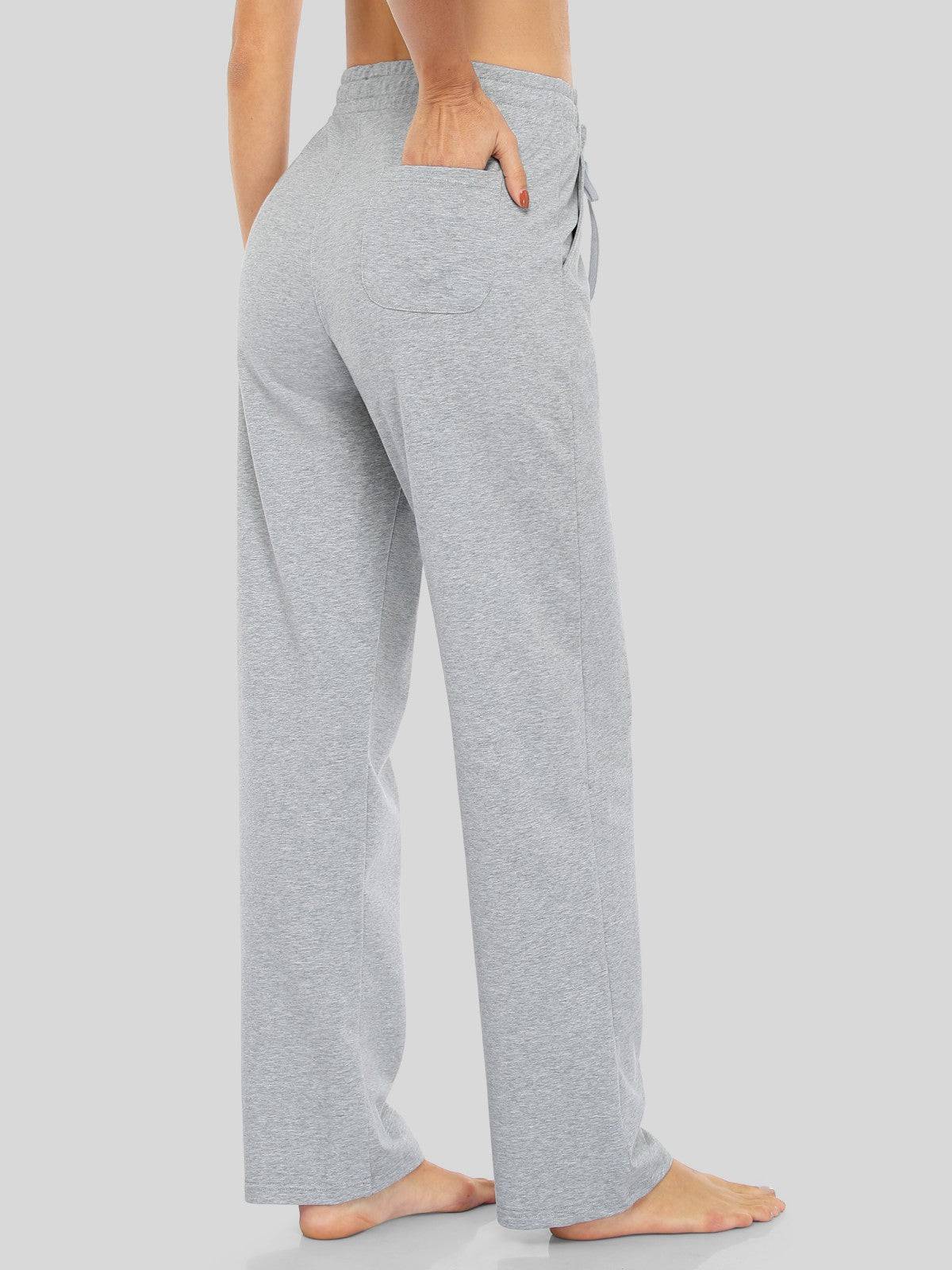 Willit Women's Straight Leg Cotton Sweatpants_