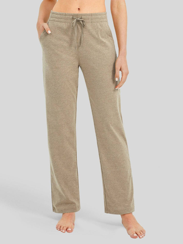 Willit Women's Straight Leg Cotton Sweatpants_