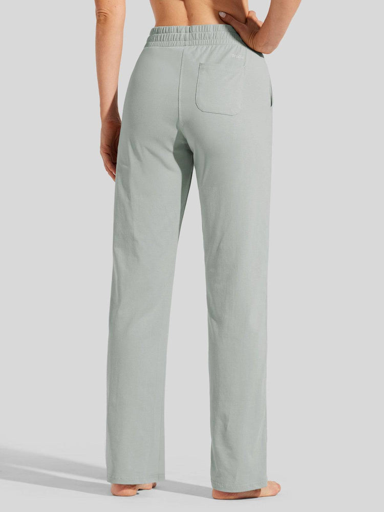 Willit Women's Straight Leg Cotton Sweatpants_