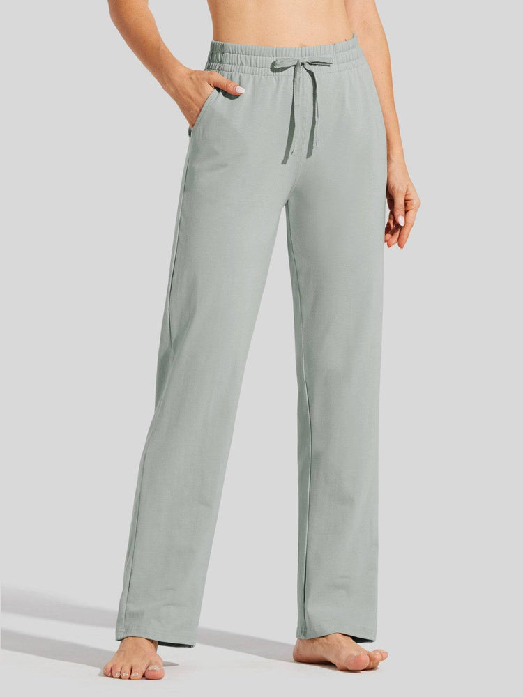Willit Women's Straight Leg Cotton Sweatpants_