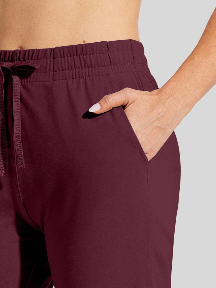 Willit Women's Straight Leg Cotton Sweatpants_