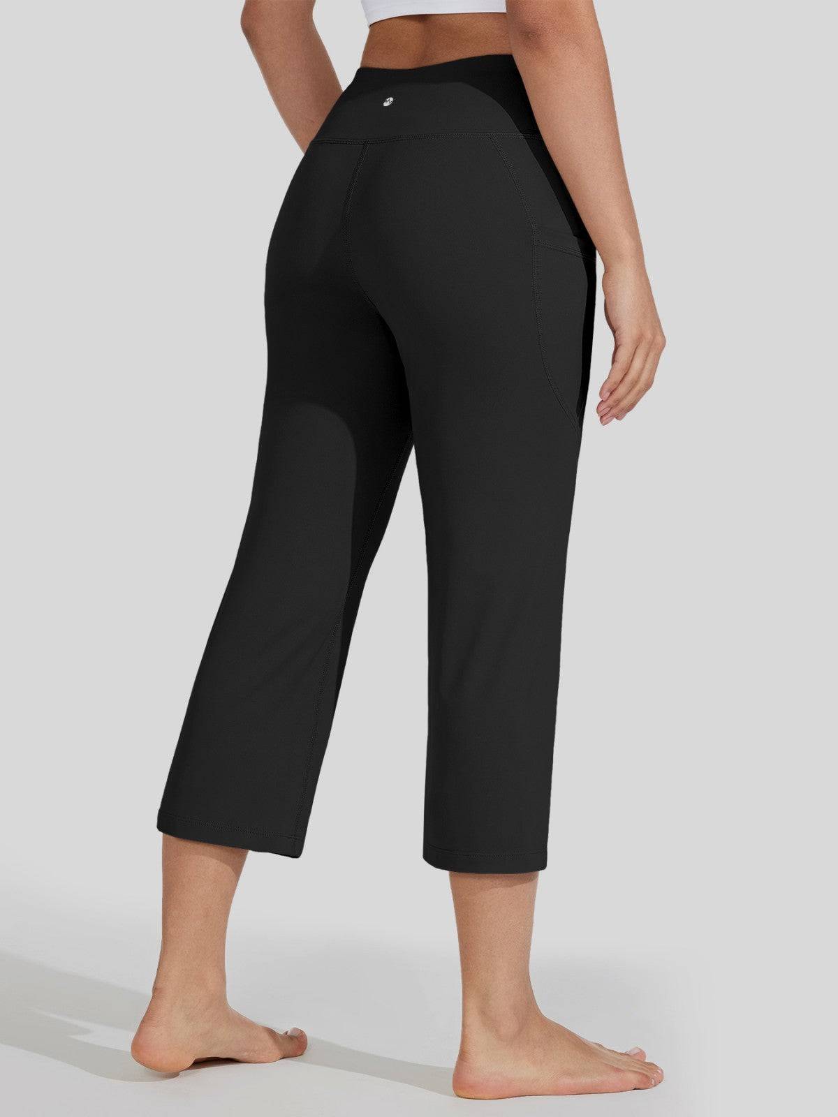 Willit Women's Straight Leg Capris Pants 