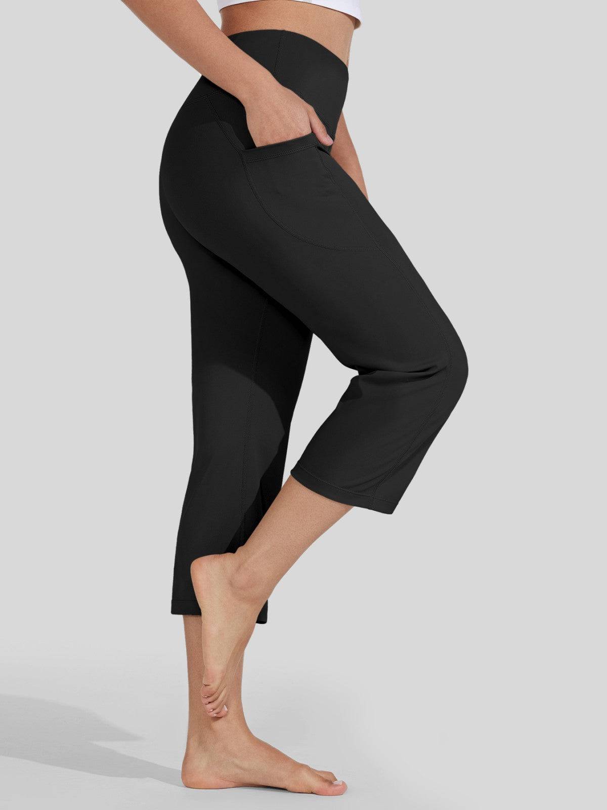 Willit Women's Straight Leg Capris Pants 