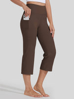 Willit Women's Straight Leg Capris Pants 