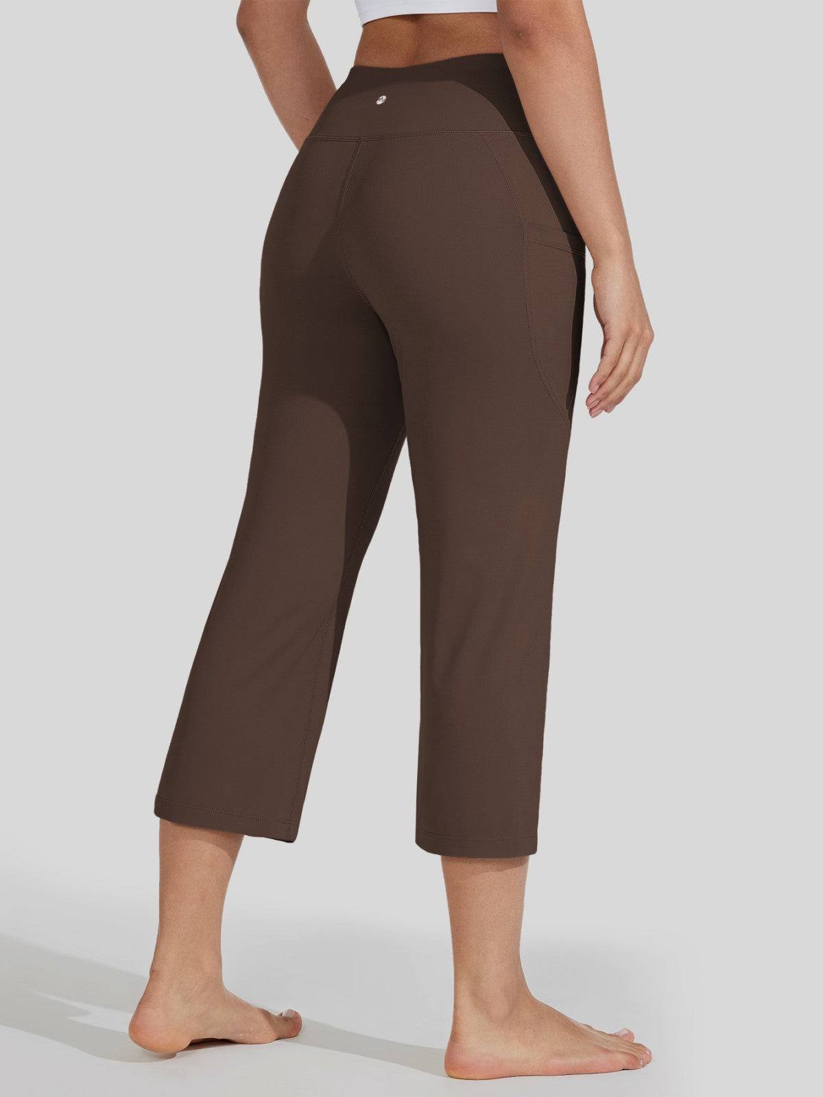 Willit Women's Straight Leg Capris Pants 