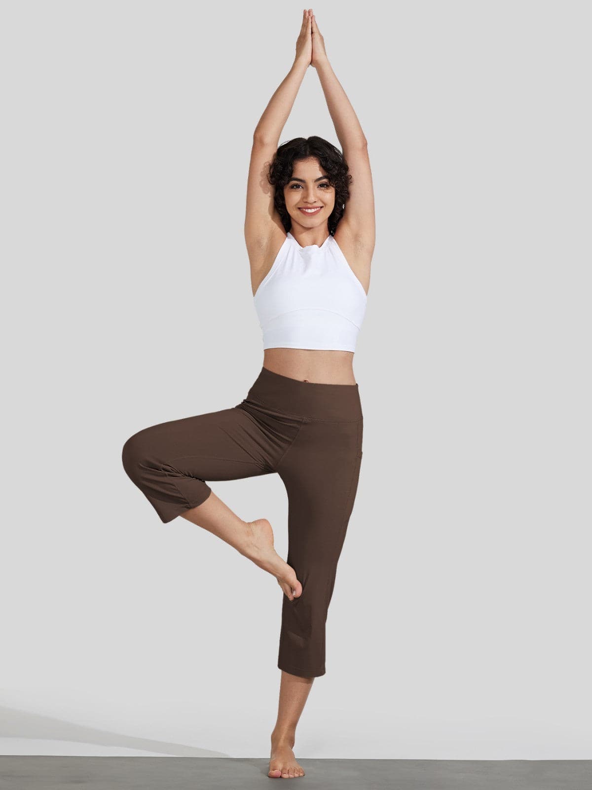 Willit Women's Straight Leg Capris Pants 