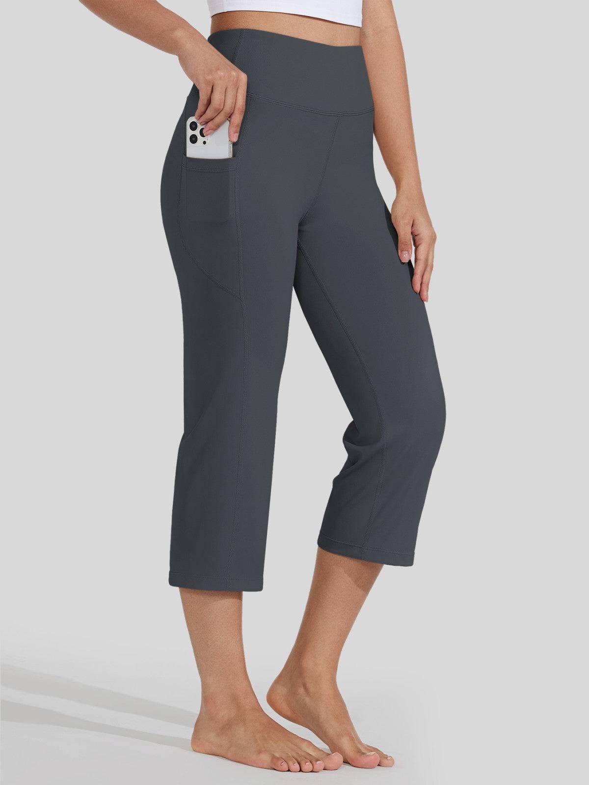 Willit Women's Straight Leg Capris Pants 