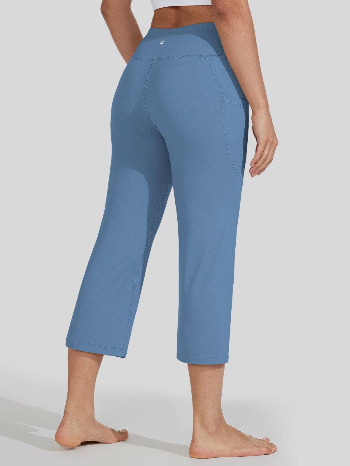 Willit Women's Straight Leg Capris Pants 