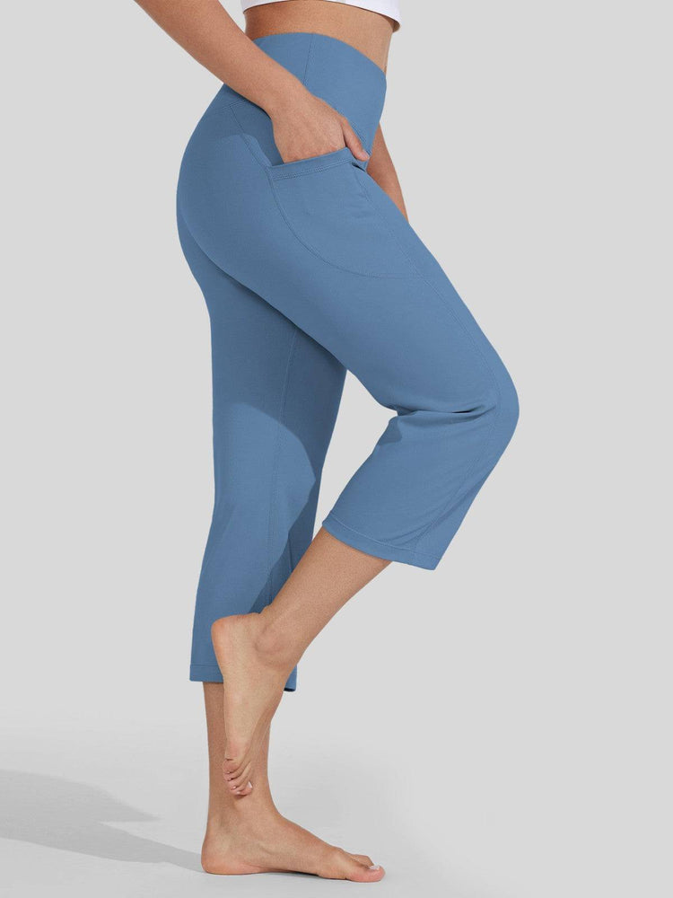 Willit Women's Straight Leg Capris Pants 